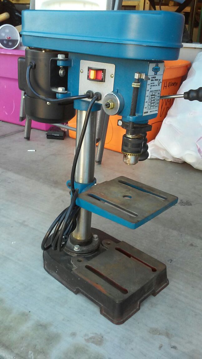 Cummins 5 speed drill press.