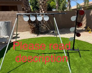 AR500 Dueling Tree Plate Rack Combo Target