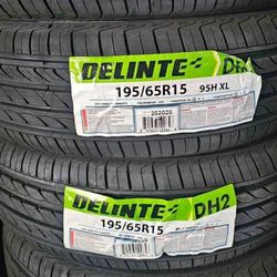 195/65/15 Tires Set New 