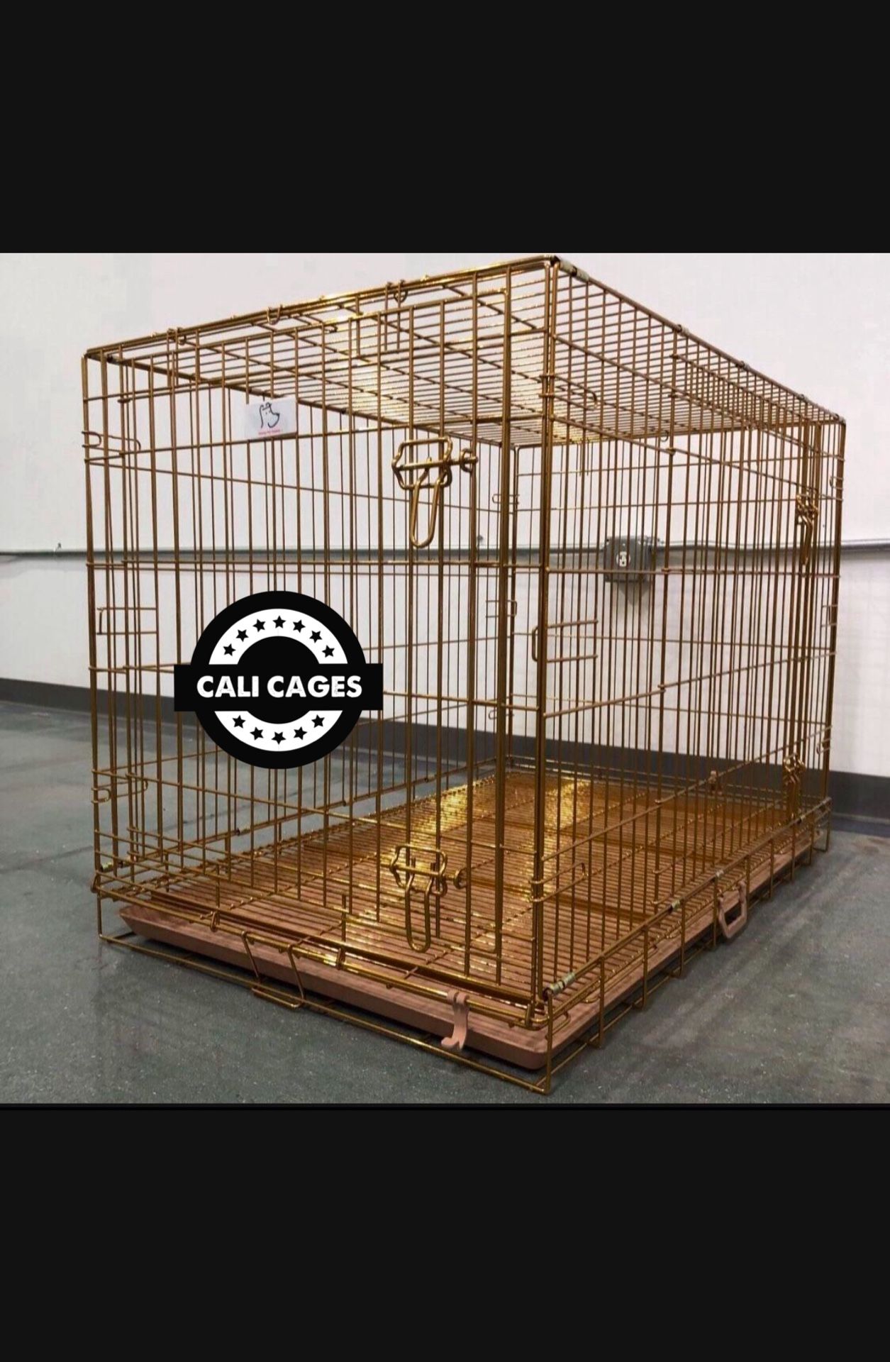 Dog Crate Wire Folding Size 42” Large New In Box 📦