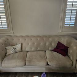 Tufted Beige 2-piece Sofa Set (Wildon Home)