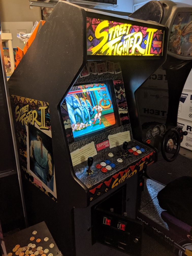 Trade or cash original full size Street fighter 2 arcade