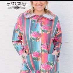 Crazy Train Floral Fleek Hoodie Tunic Serape 2XL

New With Tags!

**Bundle and save with combined shipping**


