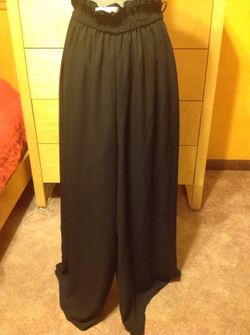 Black skirt pants,size L!