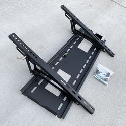 $25 (New) Large Heavy-Duty TV Wall Mount 50”-80” Slim Television Bracket Tilt Up/Down, Max weight 165lbs 