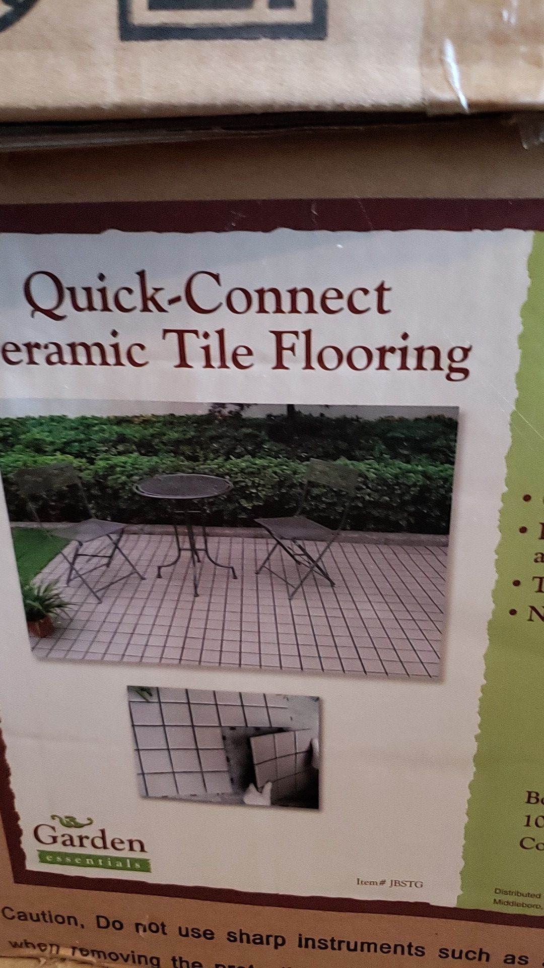 Ceramic Quick connect tile