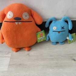 Ugly doll set thumb crumba and blue ox