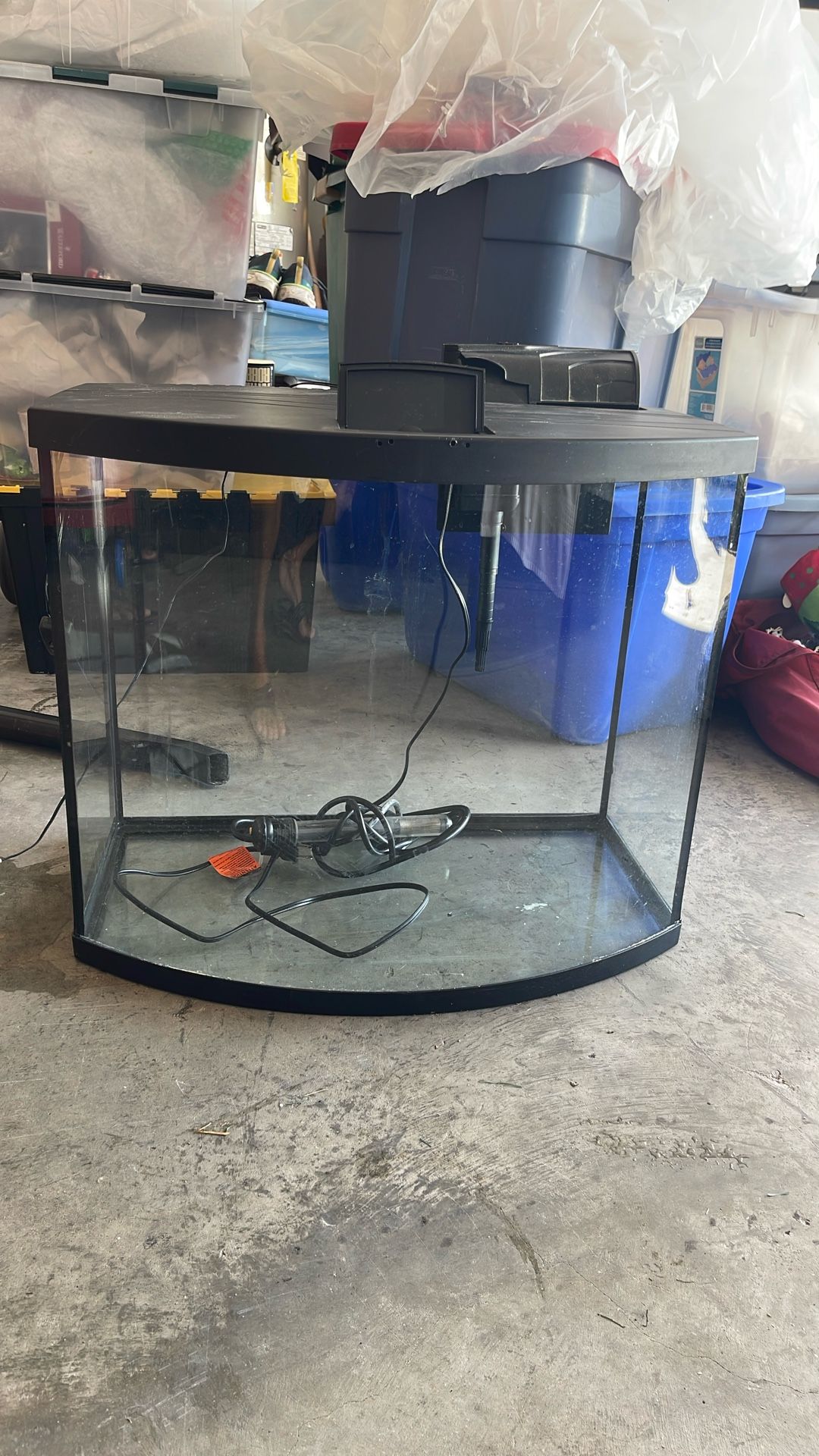 30  Gallon Curved Aquarium  