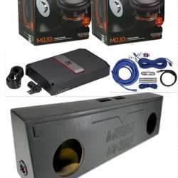 NEW BASS PACKAGE MEMPHIS MOJO 8” INSTALLED FOR SINGLE CAB TRUCKS