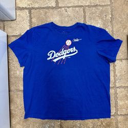 Nike MLB Los Angeles Dodgers 2XL Short Sleeve