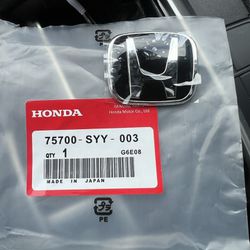 Emblema Black Steering Wheel  Honda Civic 2017-2023
