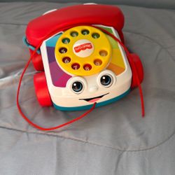 Fisher Price Chartter Phone Rainbow 0-9 Digits Pull Toy Boss Baby