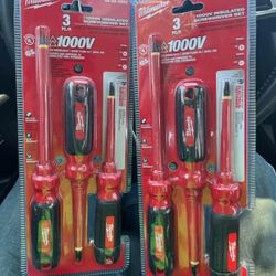 Milwaukee Insulated Screwdrivers 