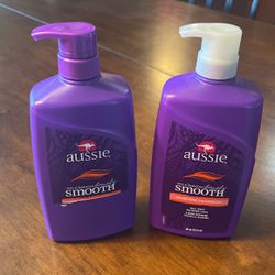 AUSSIE MIRACULOUSLY SMOOTH Shampoo & Conditioner 29.2 FL OZ each *NEW*