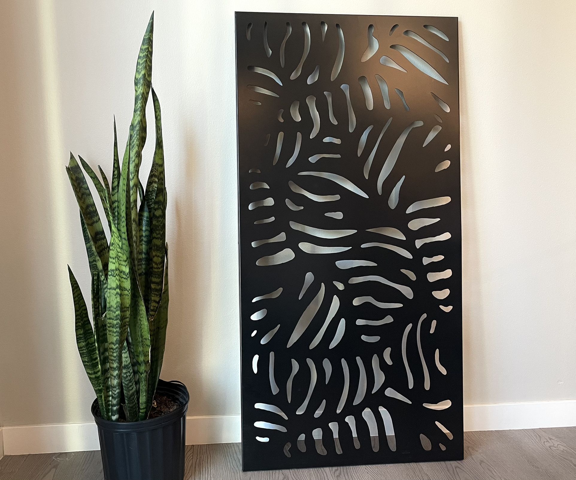 3 Metal Privacy Panels