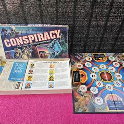 Milton Bradley Conspiracy A Spy Game Of Bluffing And Betrayal Family Board Game