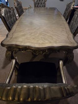 China cabinet formal table and chairs
