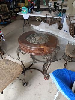 Glass Top table