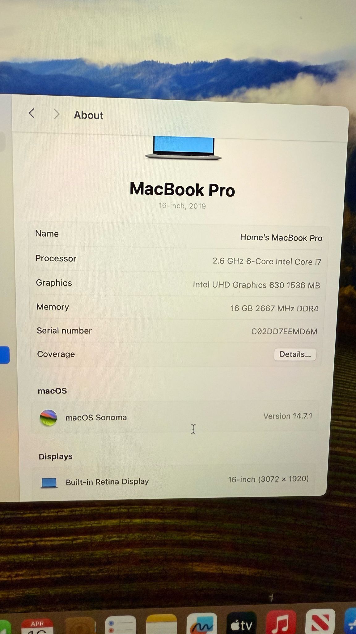 MacBook 2019
