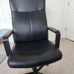 Ikea Malkolm Black Desk Chair 