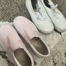 2 Pairs Of Woman’s Vans 