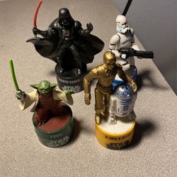 2005 Star Wars Stampers Set Of 4