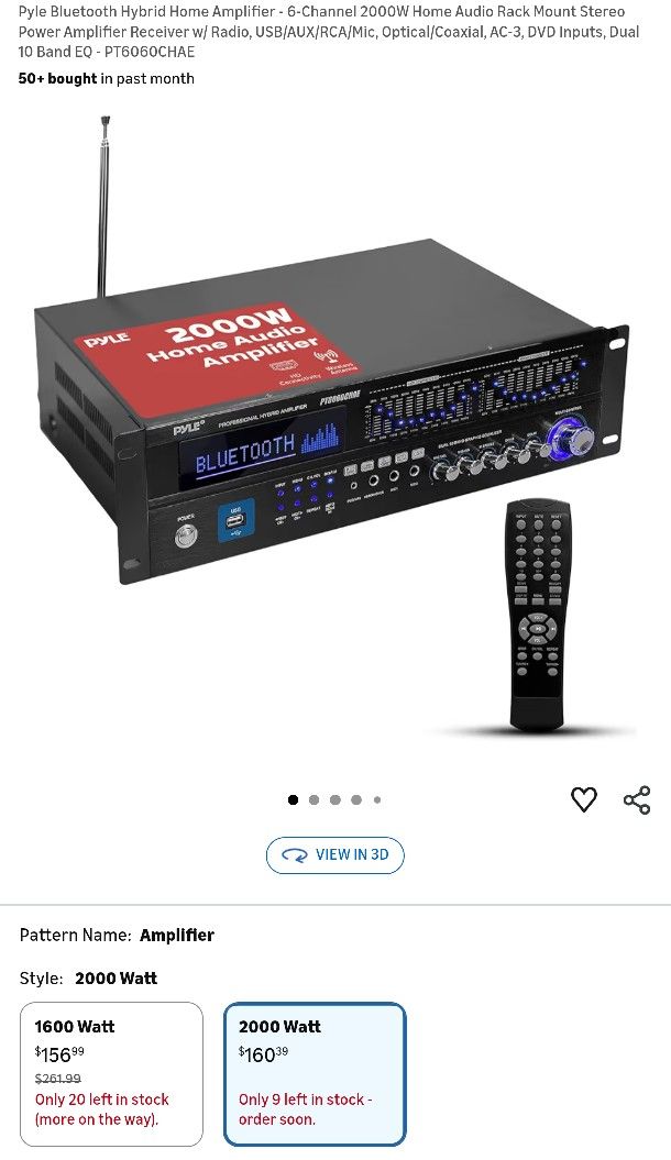 Pyle Amplifier/Receiver, Grindhouse Speakers. Pick Up Only