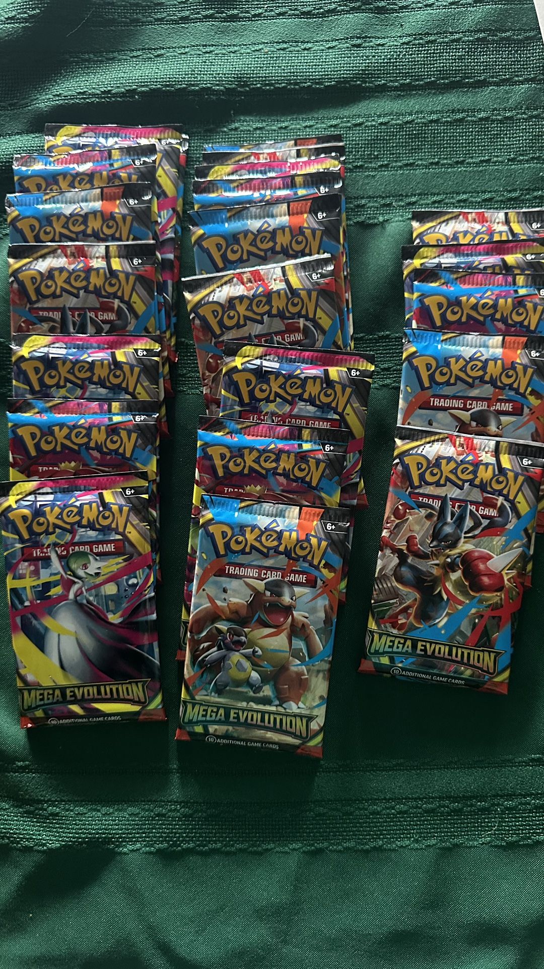 Mega Evolutions Booster Packs