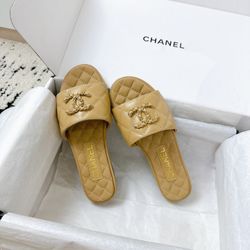 Genuine Leather Women's Slippers