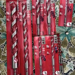 Brand New Milwaukee Masonry Drill Bits Concrete 