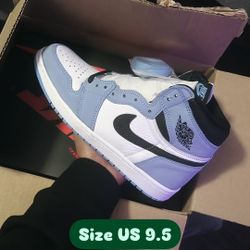 AIR JORDAN 1 “UNIVERSITY BLUE” SIZES US 8, US 9.5