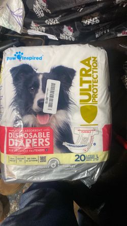 Disposable diapers for dogs
