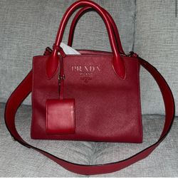 Prada Small Monochrome Tote Bag