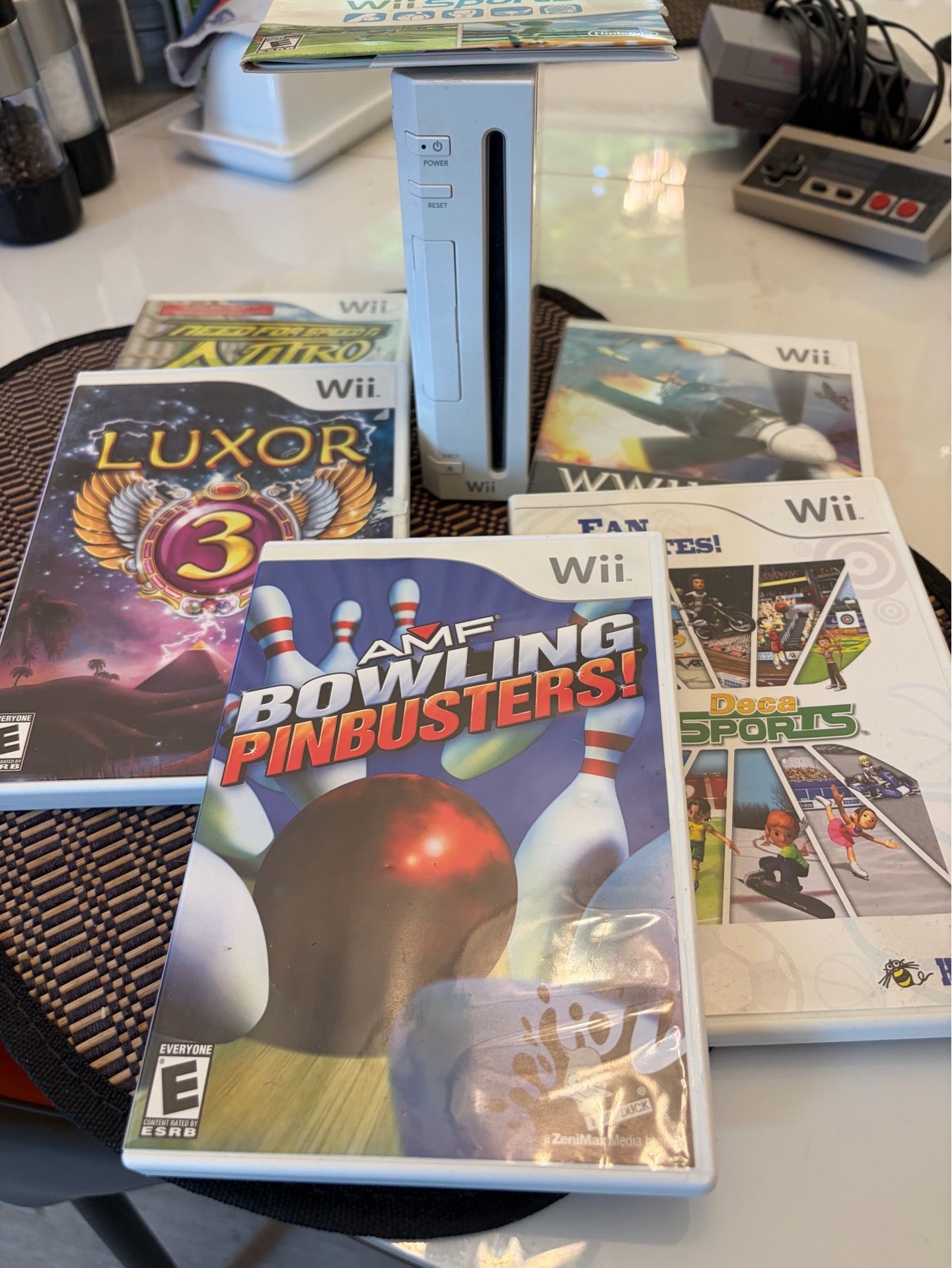 Wii console game.