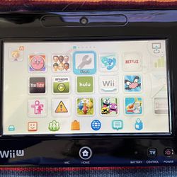 Wii U Console with Controllers and Games