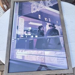 Vintage Bar Painting 