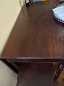 Modern Solid Wood Foldable Dining Table for 2-4,