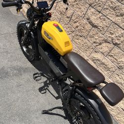 3000 Watt/Twin-Dual Motor “Tank e-Bike” Electric, 38mph, Color Screen, Metal USA Basket