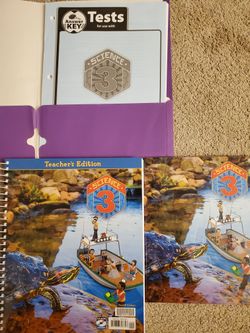 Science 3 BJUPress: Test Answer Key, Teacher's Edition, & Student Text Book