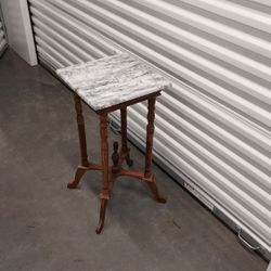 Marble Top Corner Table