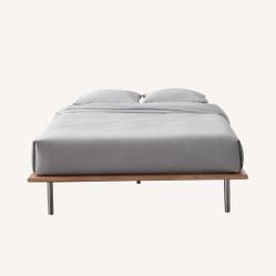 CB2 GQ Collab Queen Platform Bed. 