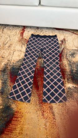 Plaid Flare Pants