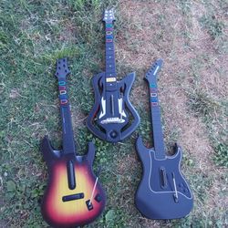 PlayStation Guitar Hero Controllers UNTESTED
