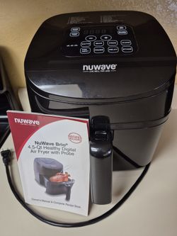 Air Fryer NuWave Digital Brio 4.5-Qt.  Very Good Condition 