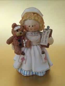 Vintage Nurse Figurine 1993