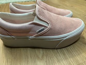 Women’s stackforms pink vans size 7