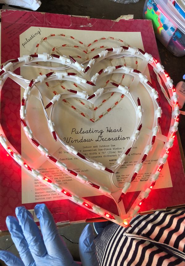 Valentines Window Heart Lights For Sale In Pomona Ca Offerup