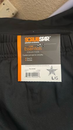 New Scrub Bottom Large Black