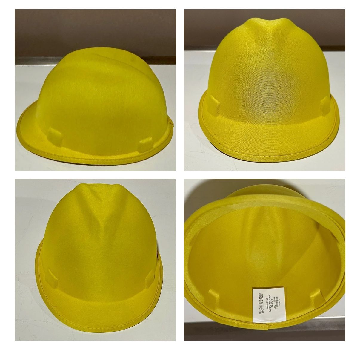 Yellow Soft Costume Construction Worker “Hard Hat”. Easy Instant Halloween Costume!