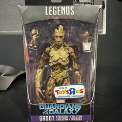 Hasbro Marvel Legends Groot Toys R Us Exclusive New Sealed Action Figure